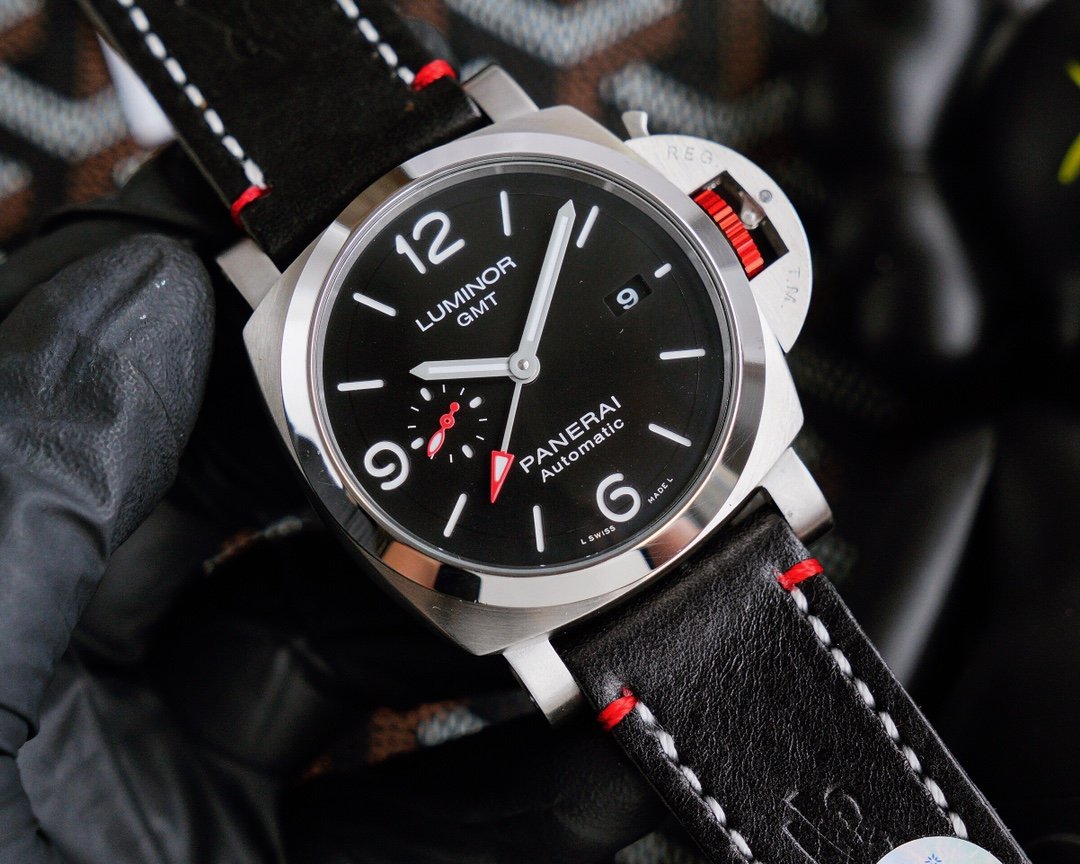 LUMINOR 1950 3 DAYS GMT BLACK DIAL