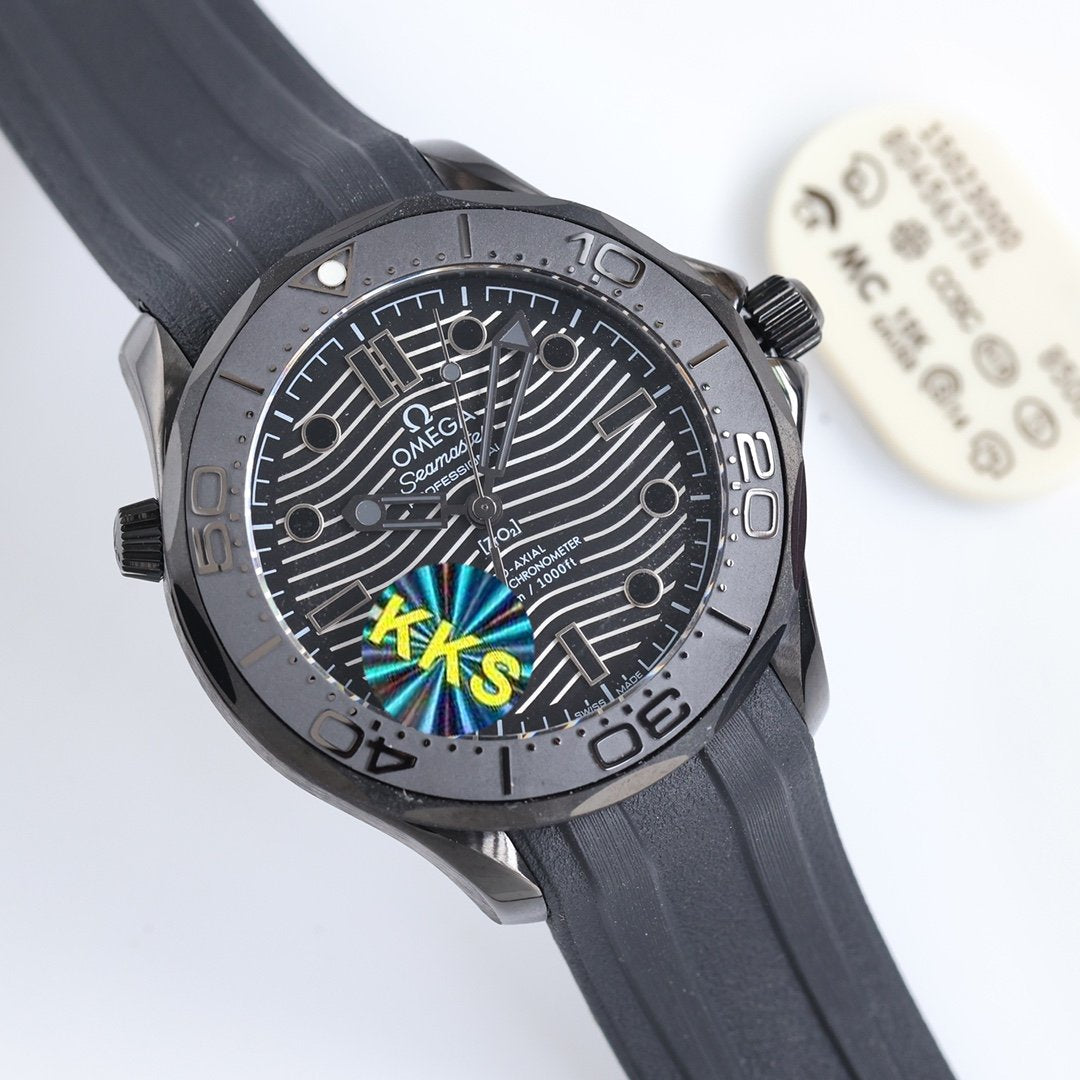 SEAMASTER DIVER 300M CO-AXIAL 42MM ALL BLACK