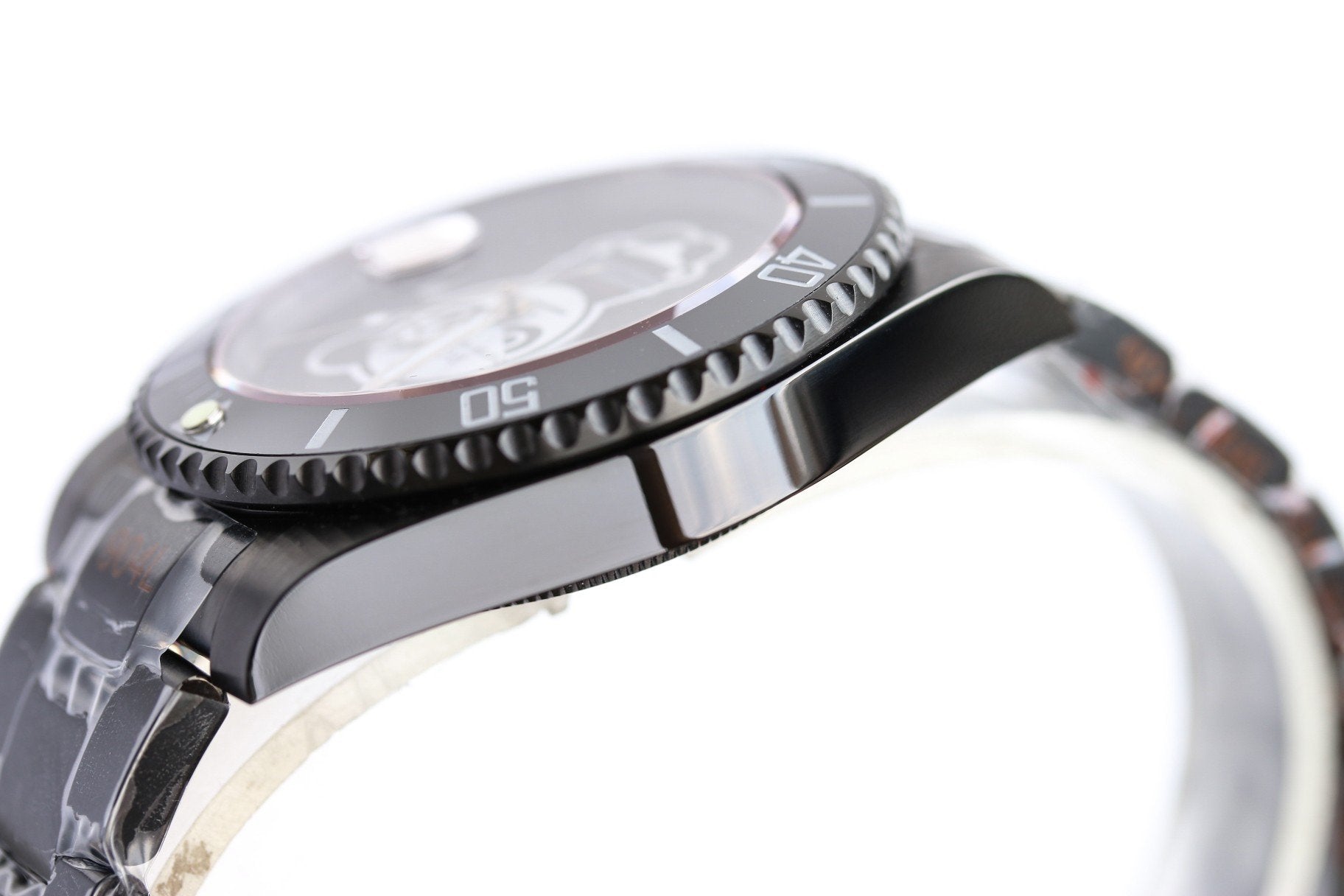 SUBMARINER DATE 40MM CUSTOM BLACK BEZEL