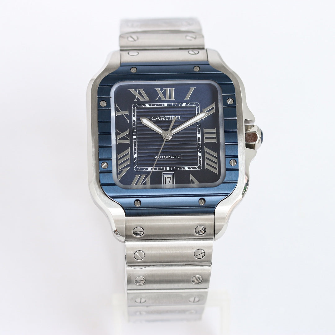 SANTOS 40MM CUSTOM DARK BLUE DIAL