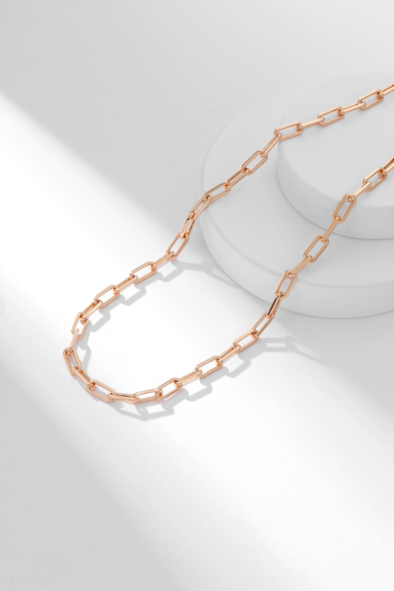 SANTOS CHAIN PINK GOLD NECKLACE