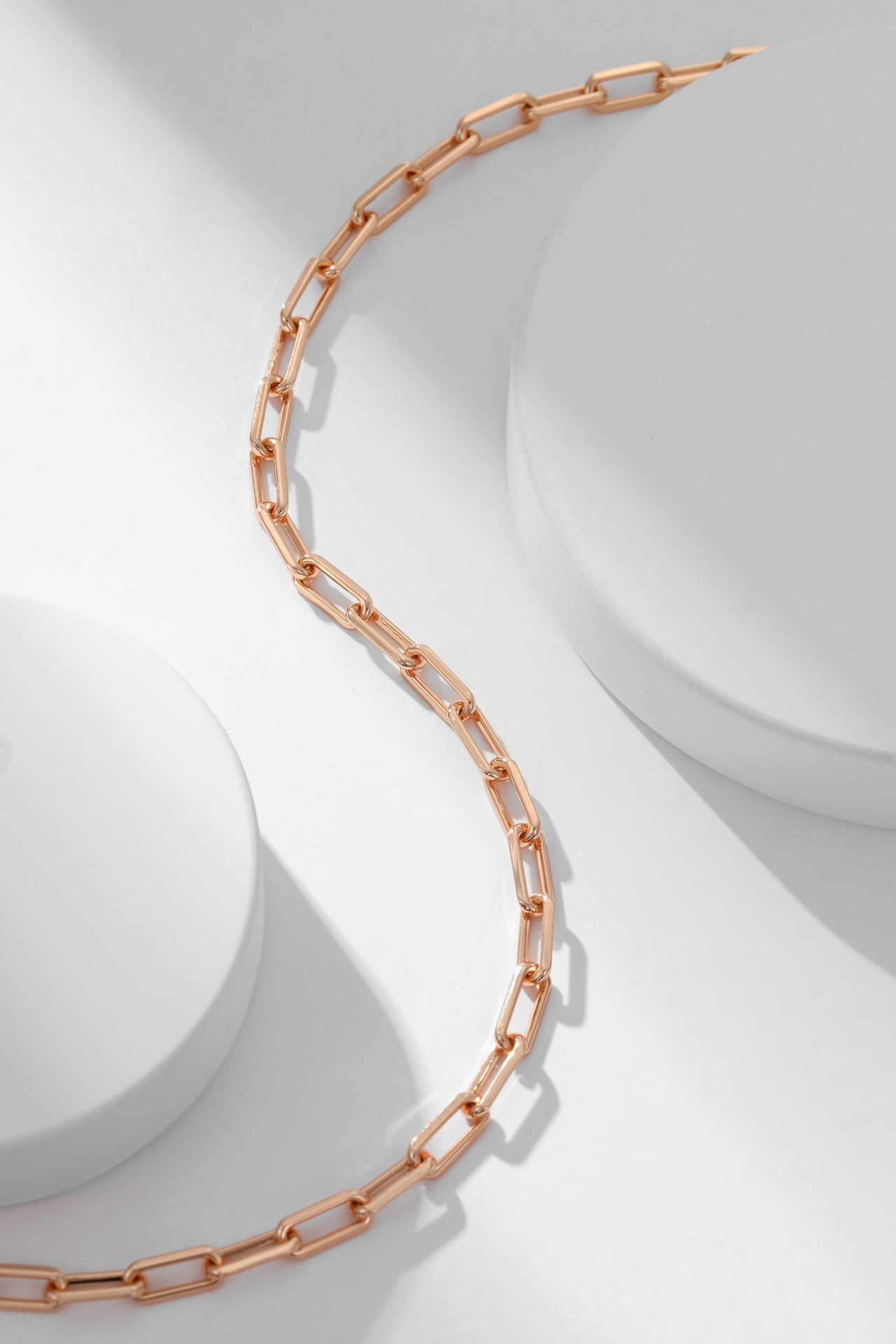 SANTOS CHAIN PINK GOLD NECKLACE