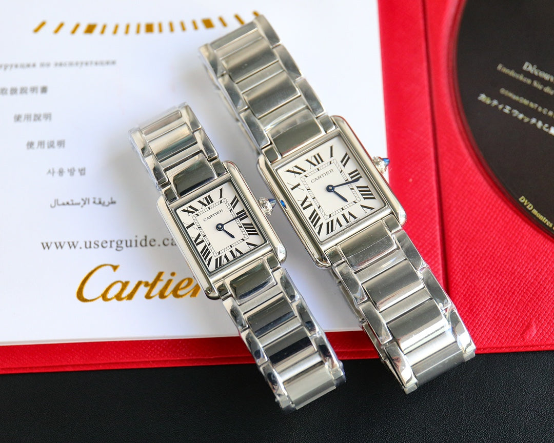 TANK MUST SMALL STEEL WHITE DIAL