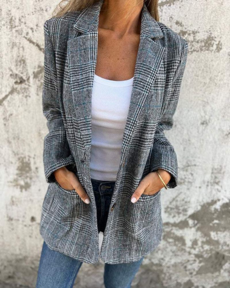 EIRA - Timeless checked blazer BEST4746