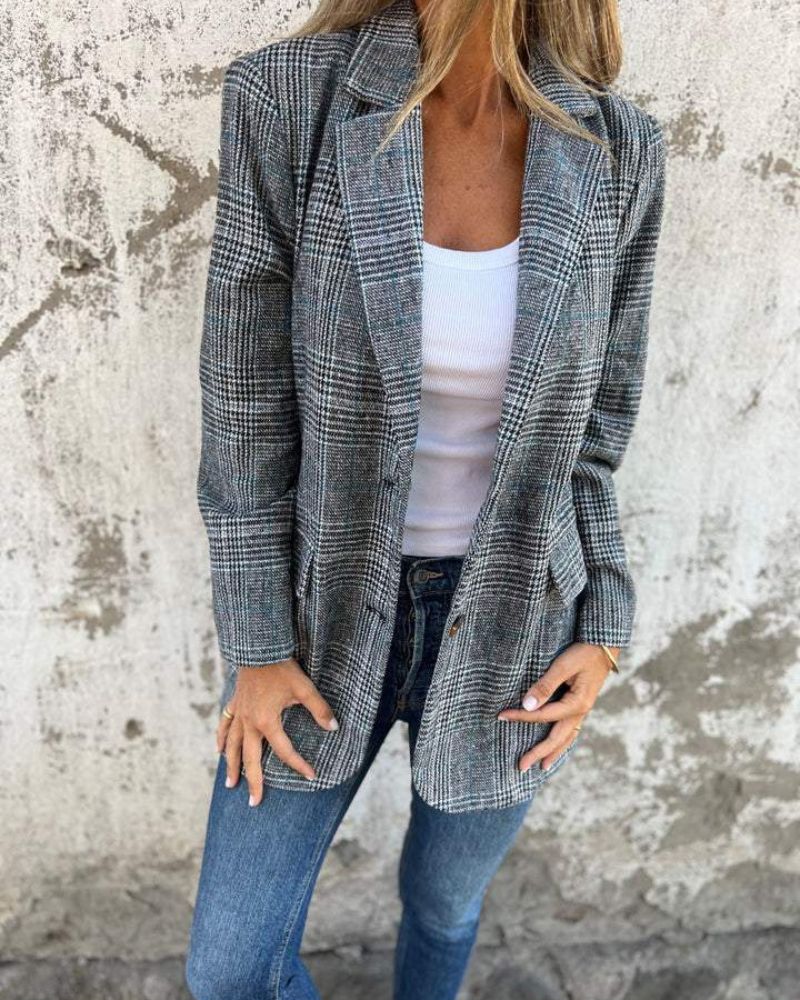 EIRA - Timeless checked blazer BEST4746