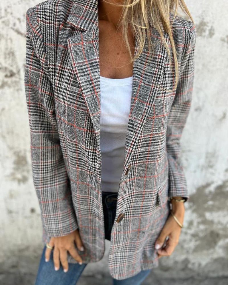EIRA - Timeless checked blazer BEST4746