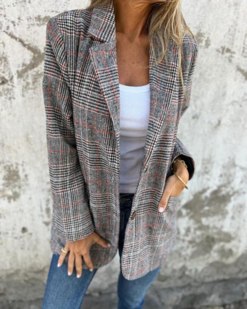 EIRA - Timeless checked blazer BEST4746