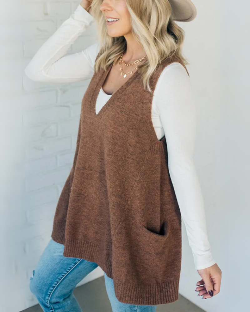 AROLA - Cozy Knit Vest BEST4675