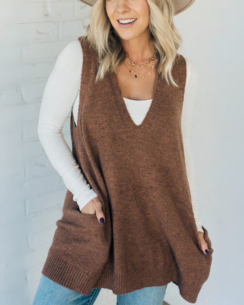 AROLA - Cozy Knit Vest BEST4675