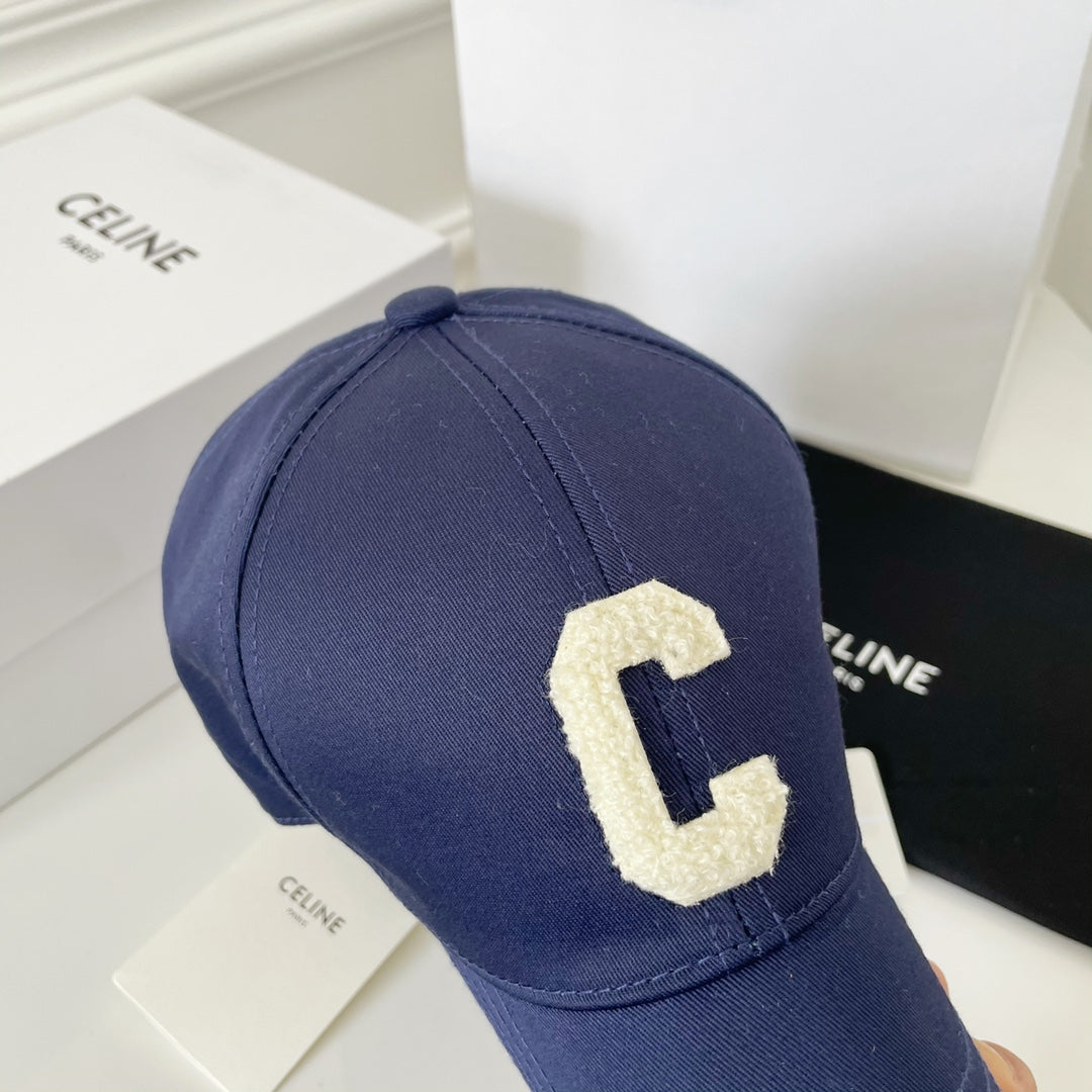 Celin Cap Navy Blue Cotton Twill Fabric 210449