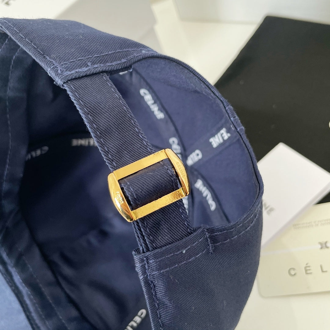 Celin Cap Navy Blue Cotton Twill Fabric 210449