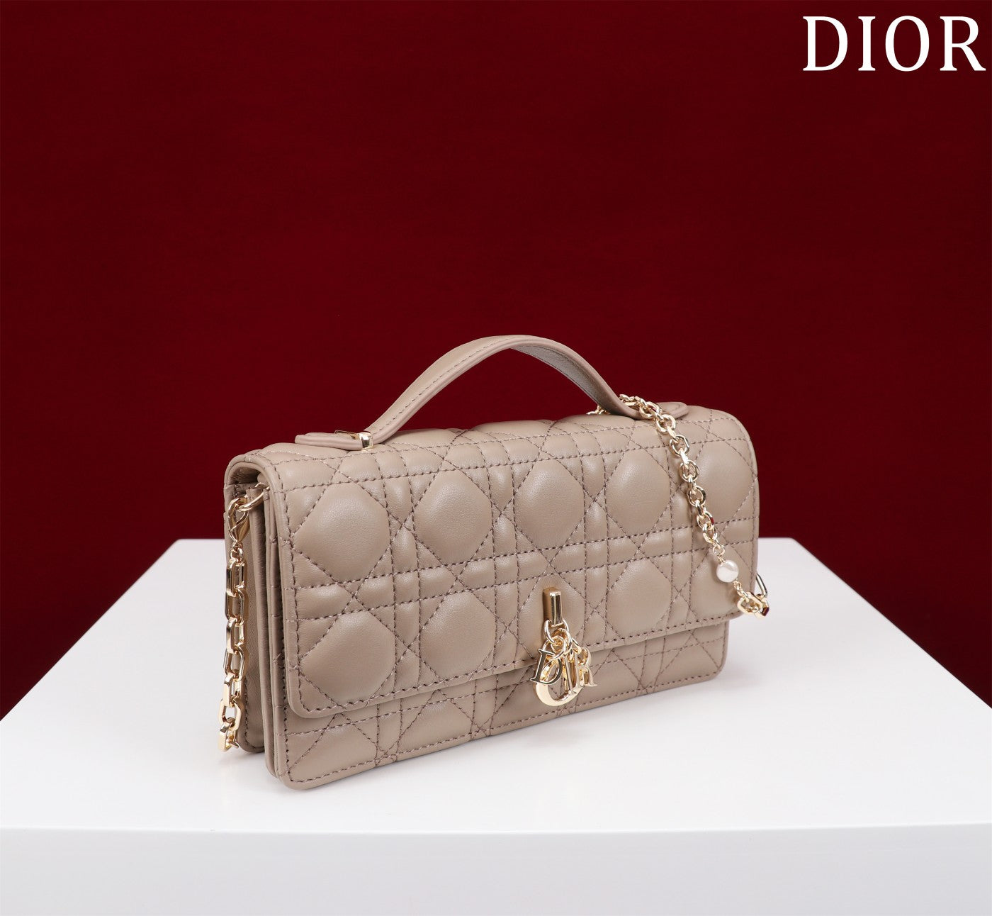 my cd mini 21 sand lambskin