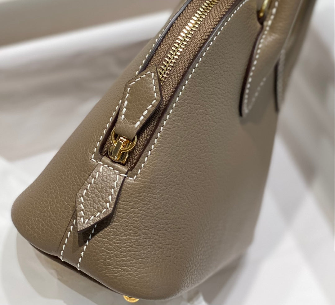 High-end Hermes 2026 Bolide Bowling Bag 18cm Evercolor Leather 1