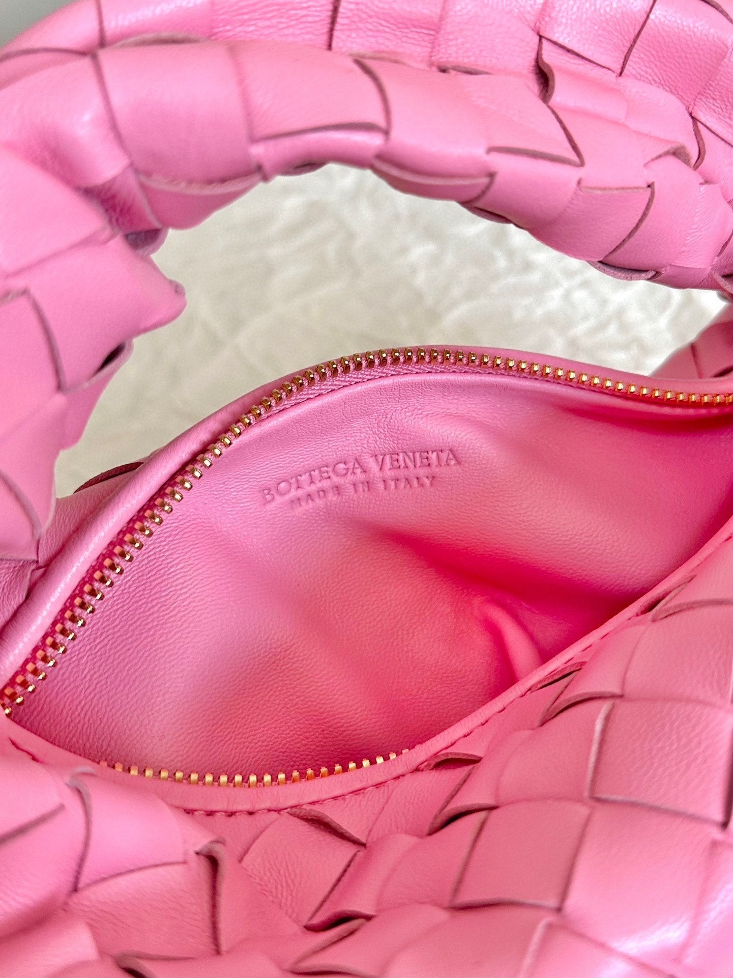 mini jodie 28 pink lambskin