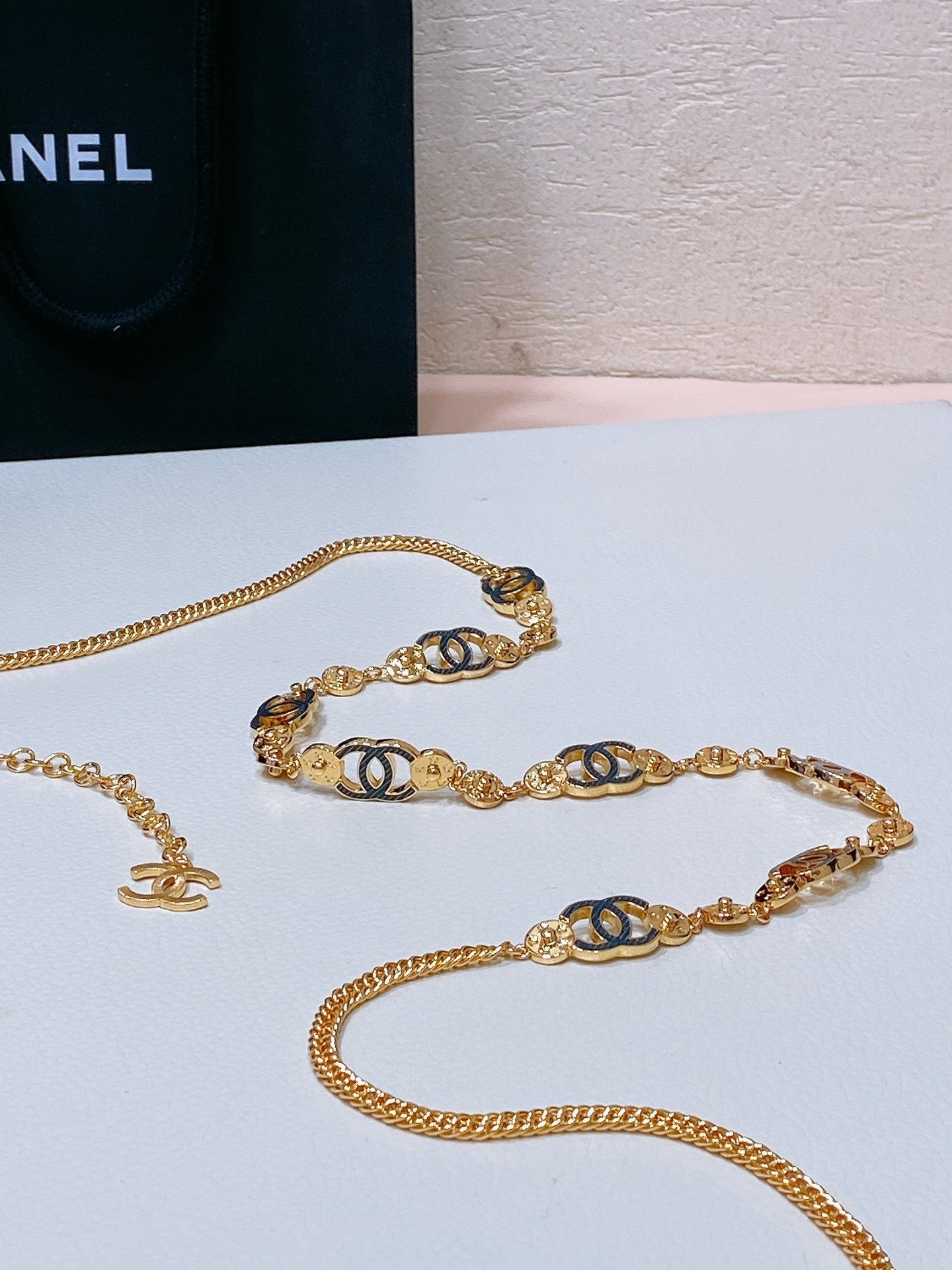 Chanel 2026 CC Medallion Chain Belt Gold