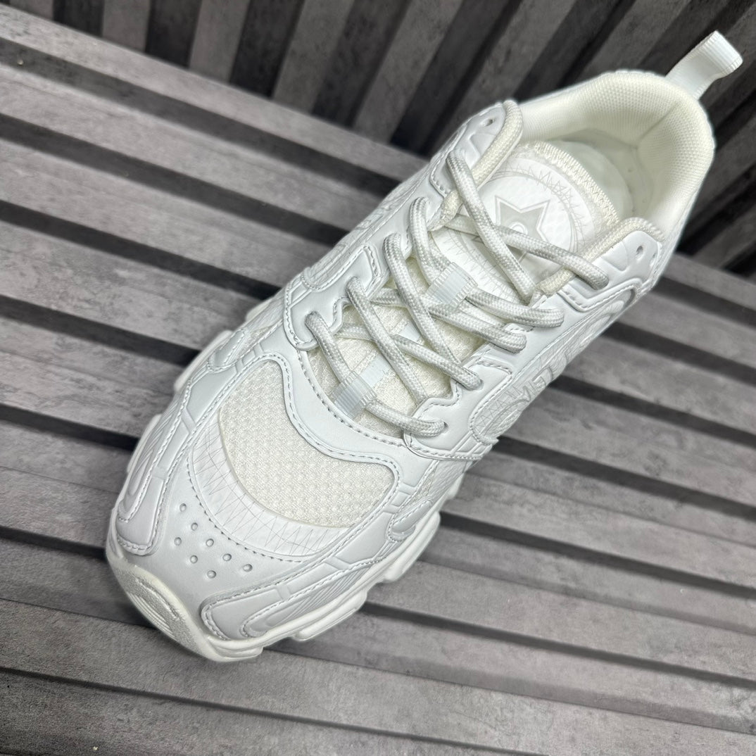 CD CHRONO SNEAKER WHITE CALFSKIN