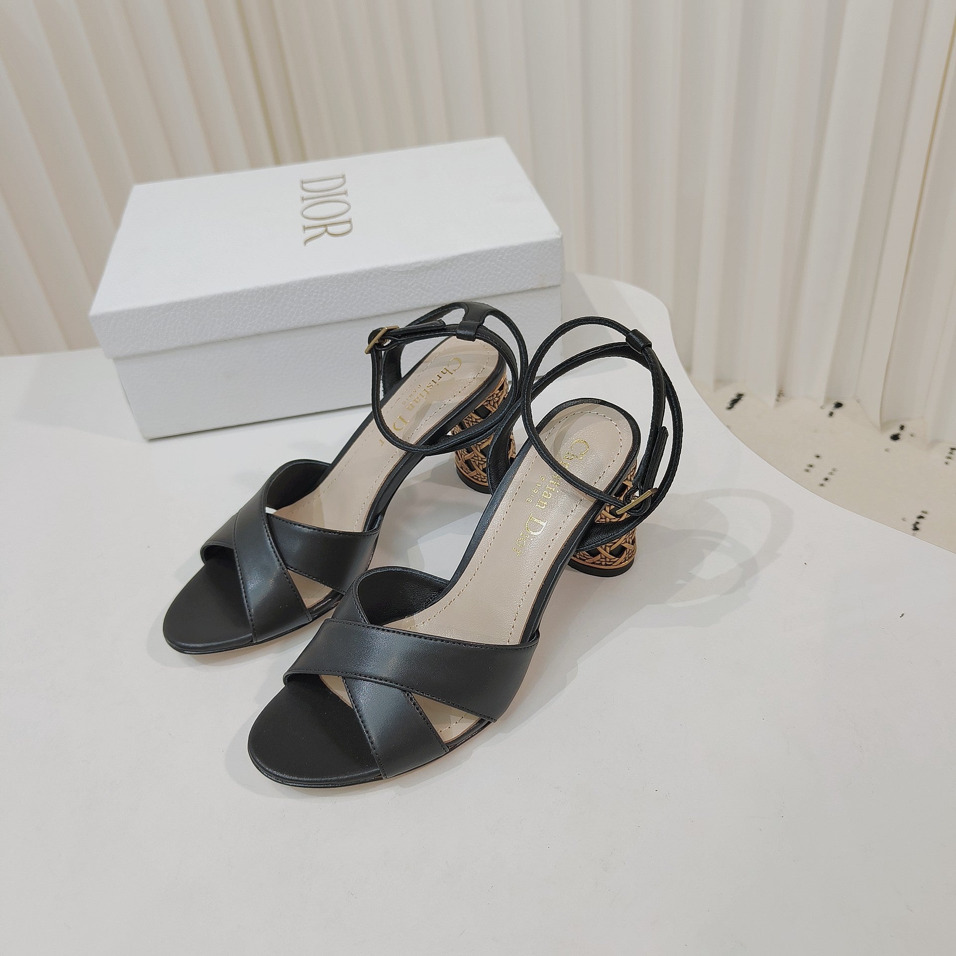 Dior 2026 Granville Heeled Sandal Lambskin 927498