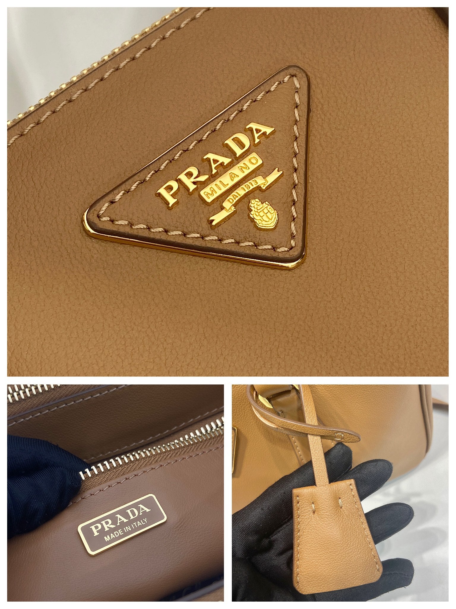 PRA New killer bag brown calfskin 326426