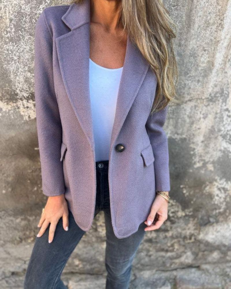 ATASHA - Single Button Blazer VEV39665