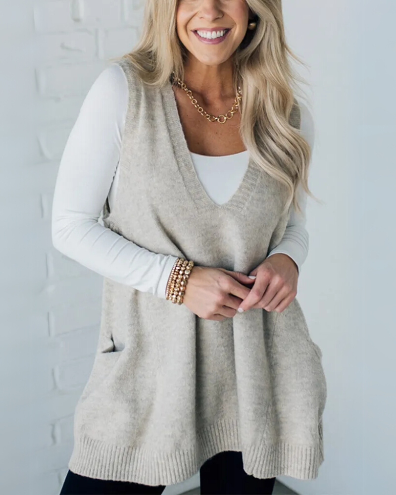 AROLA - Cozy Knit Vest BEST4675