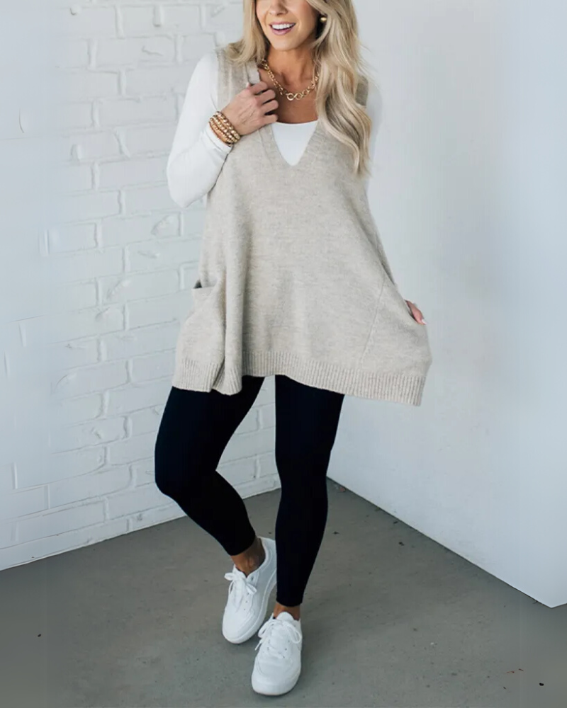 AROLA - Cozy Knit Vest BEST4675