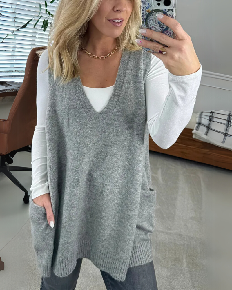 AROLA - Cozy Knit Vest BEST4675