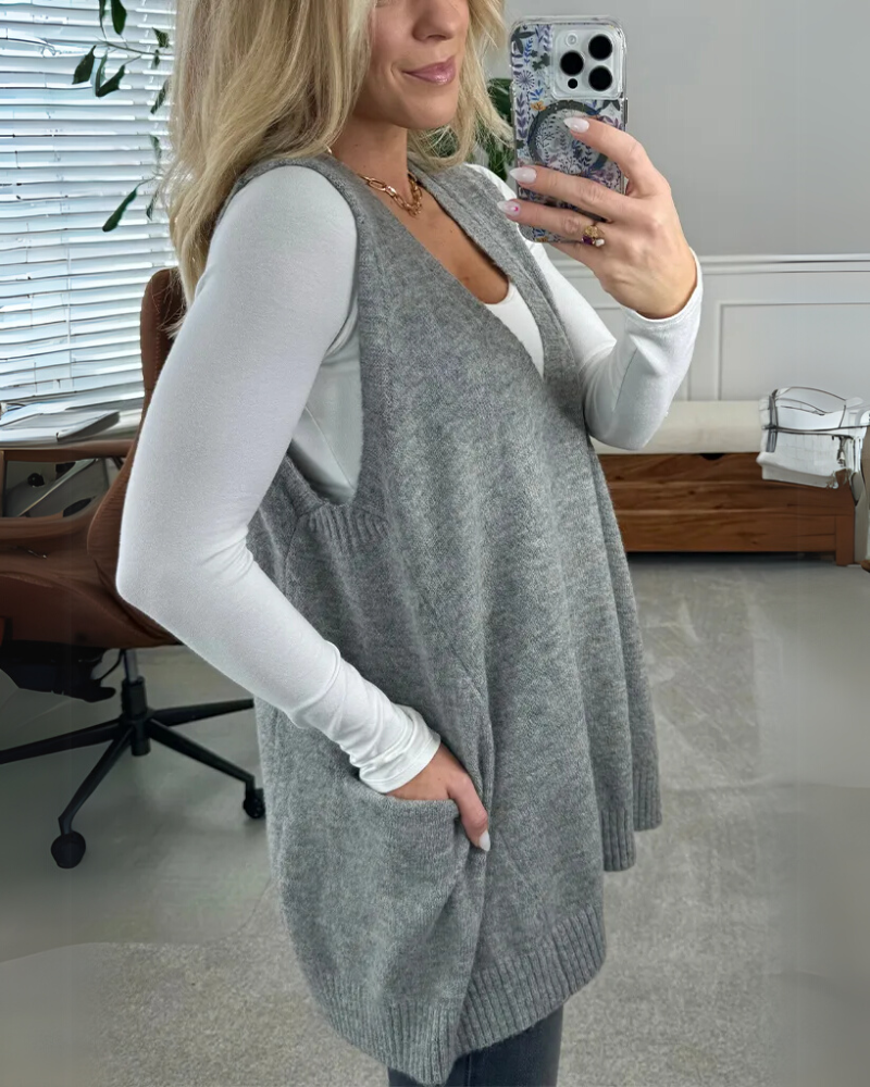 AROLA - Cozy Knit Vest BEST4675
