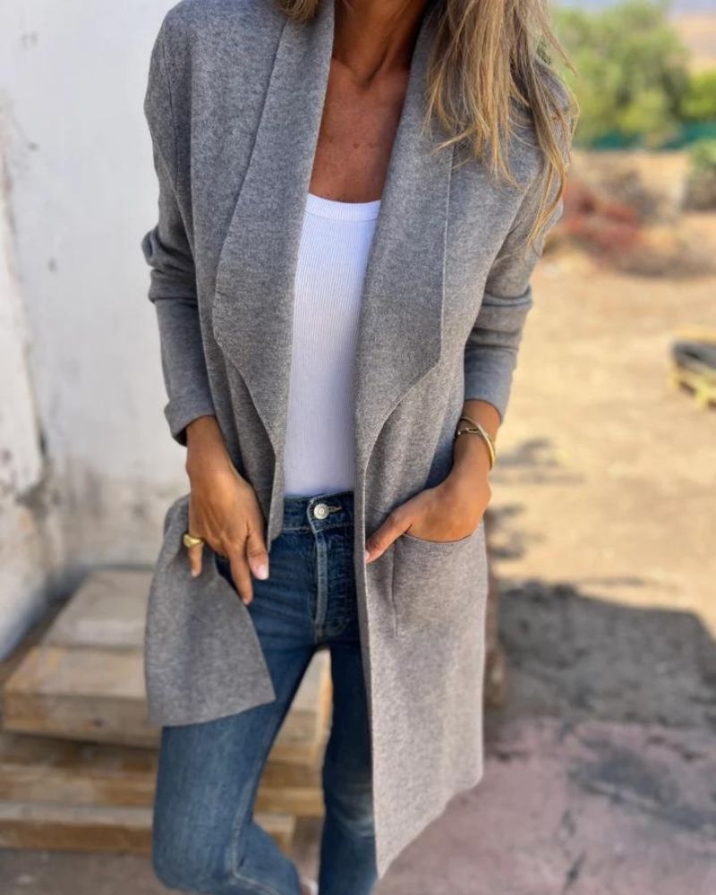 EIGONA - CASUAL LAPEL CARDIGAN JACKET VEV38561