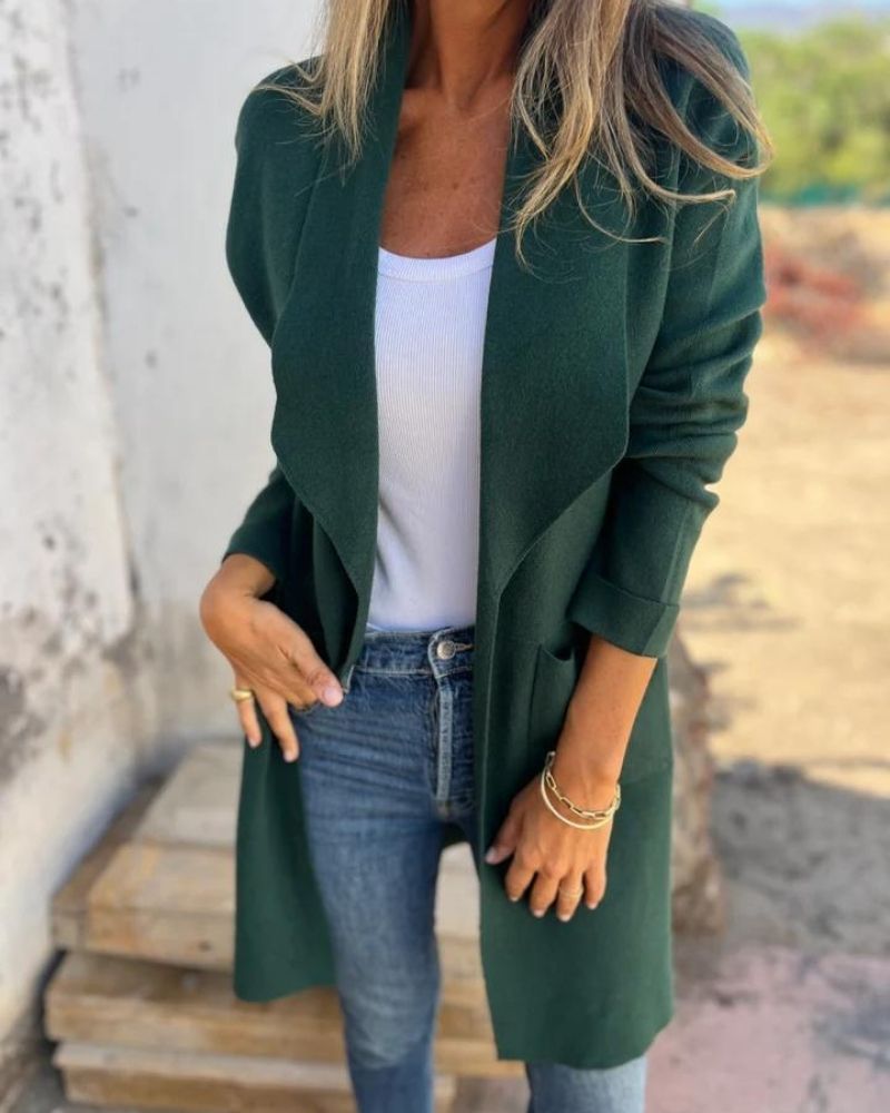 EIGONA - CASUAL LAPEL CARDIGAN JACKET VEV38561