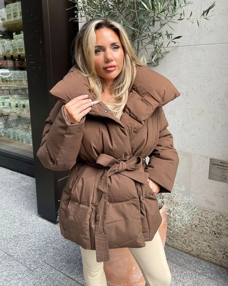 PUFFIT - BELTED JACKET VEV39551