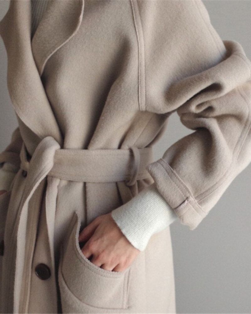 LEMIA - Elegant long coat #VIE4281