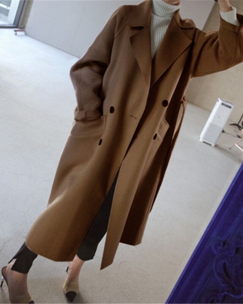 LEMIA - Elegant long coat #VIE4281