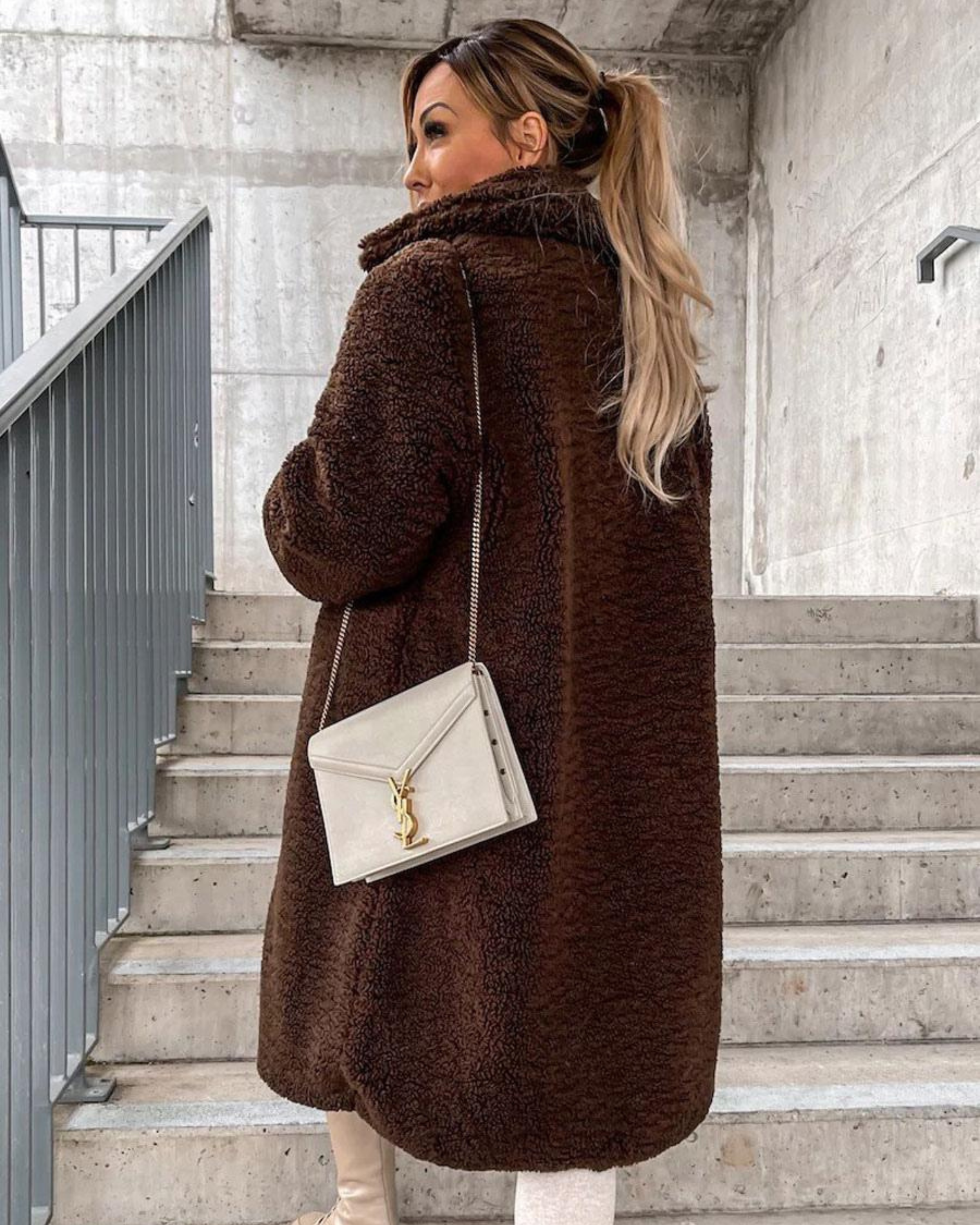 AROA - SUPREME SOFT TEDDY COAT #RSA10845