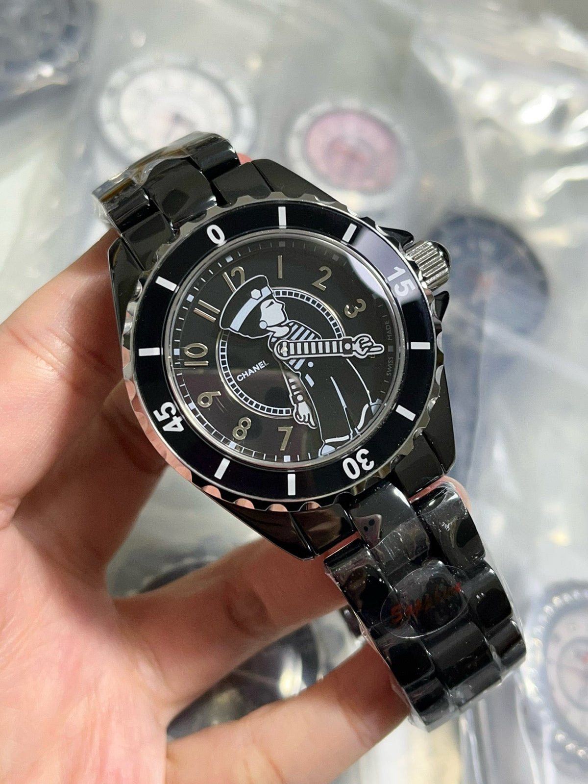 J12 38mm Mademoiselle Automatic Black Ceramic
