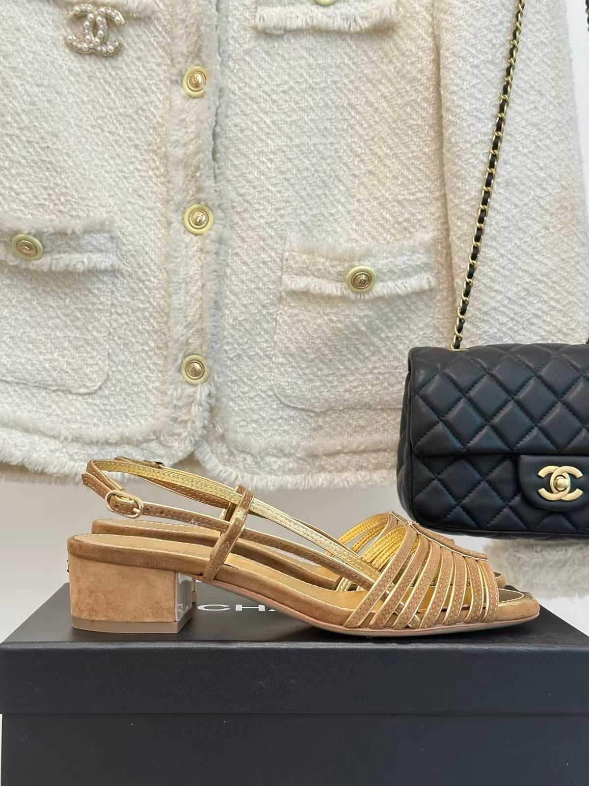 Chanel 2026 Strappy Sandals Leather