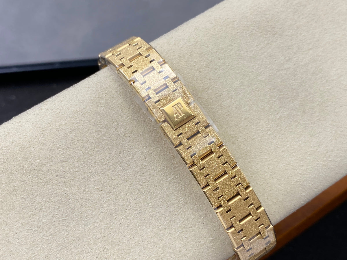 Audemars Piguet Royal Oak Mini Frosted Gold Dial