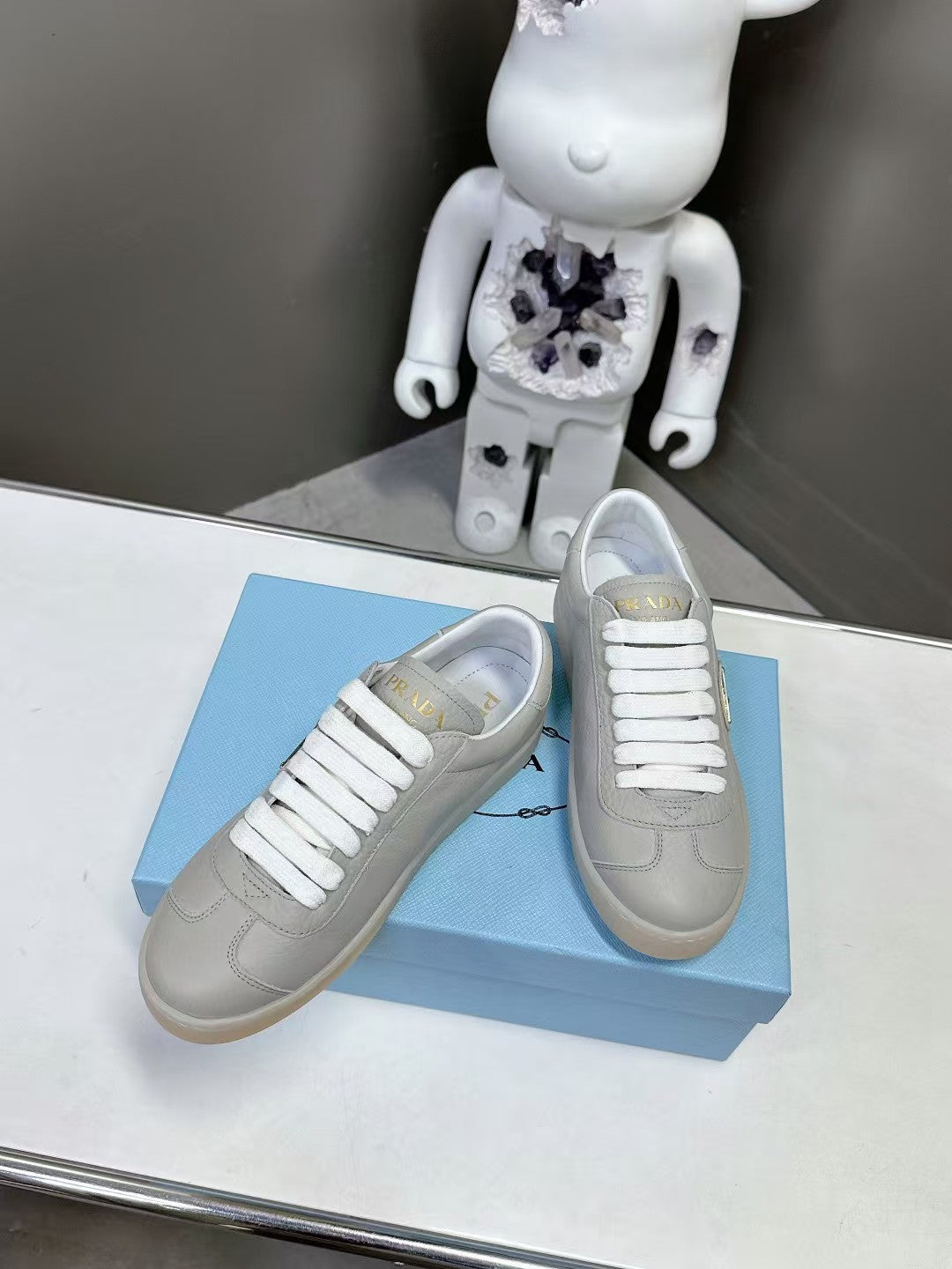Prada 2026 Sneaker Suede Leather