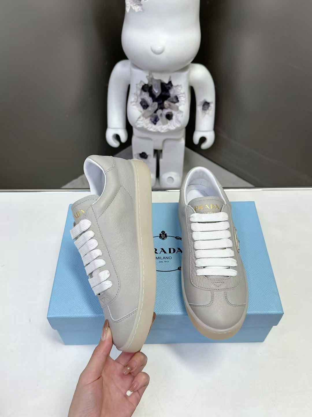 Prada 2026 Sneaker Suede Leather
