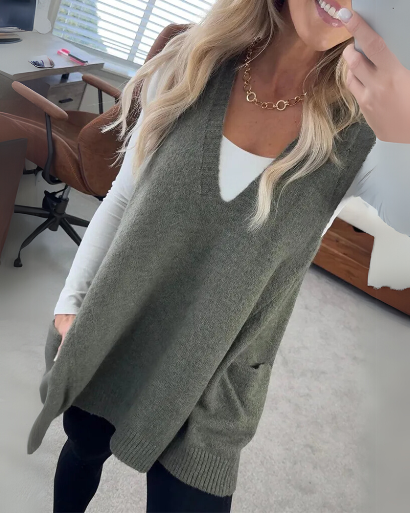 AROLA - Cozy Knit Vest BEST4675