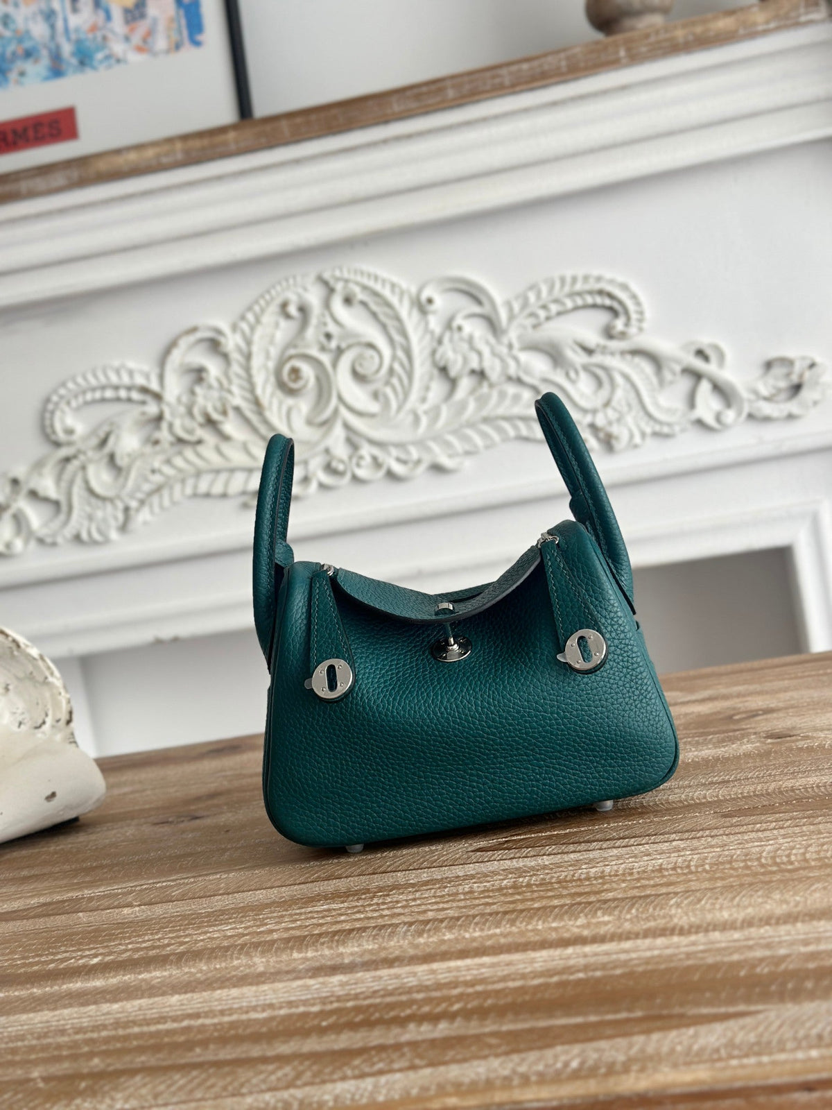 High-end Hermes 2026 Lindy Bag 19cm Togo Leather 2