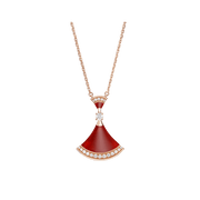 DREAM NECKLACE CARNELIAN DIAMOND