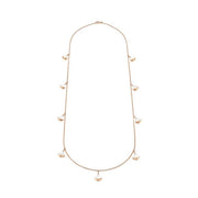 DREAM NECKLACE 9 MOTIF WHITE MOP PINK GOLD