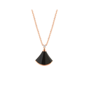 DREAM NECKLACE ONYX 1 DIAMOND