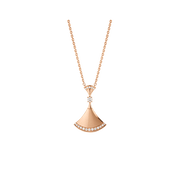 DREAM NECKLACE PINK GOLD DIAMOND