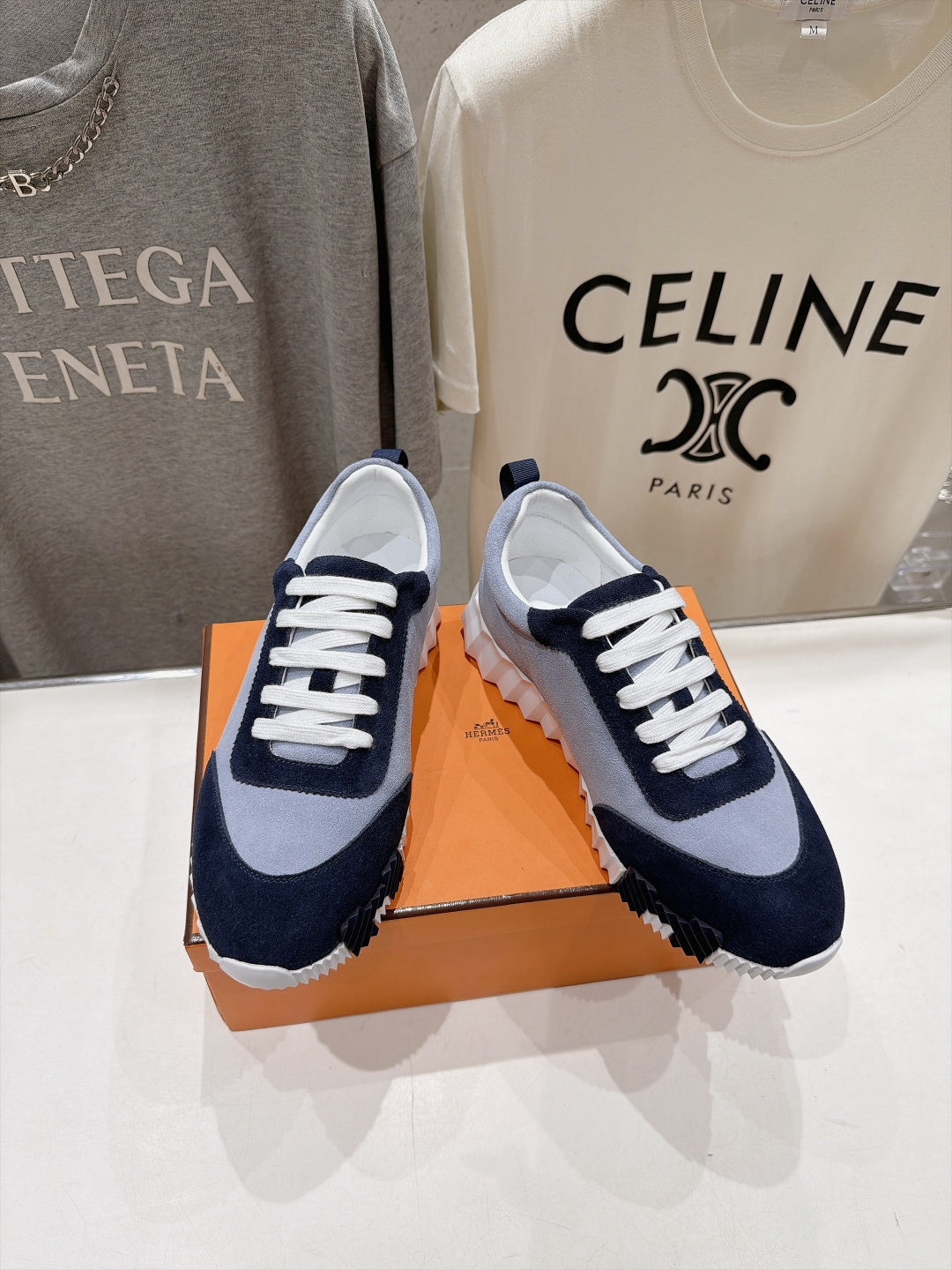 Hermes 2026 Bouncing Sneaker Suede Leather
