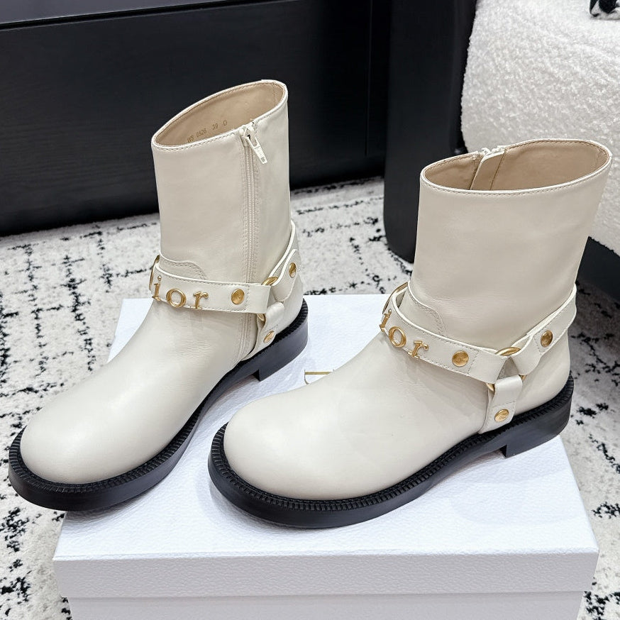 Dior 2026 Bolt Ankle Boots Suede Leather 139290