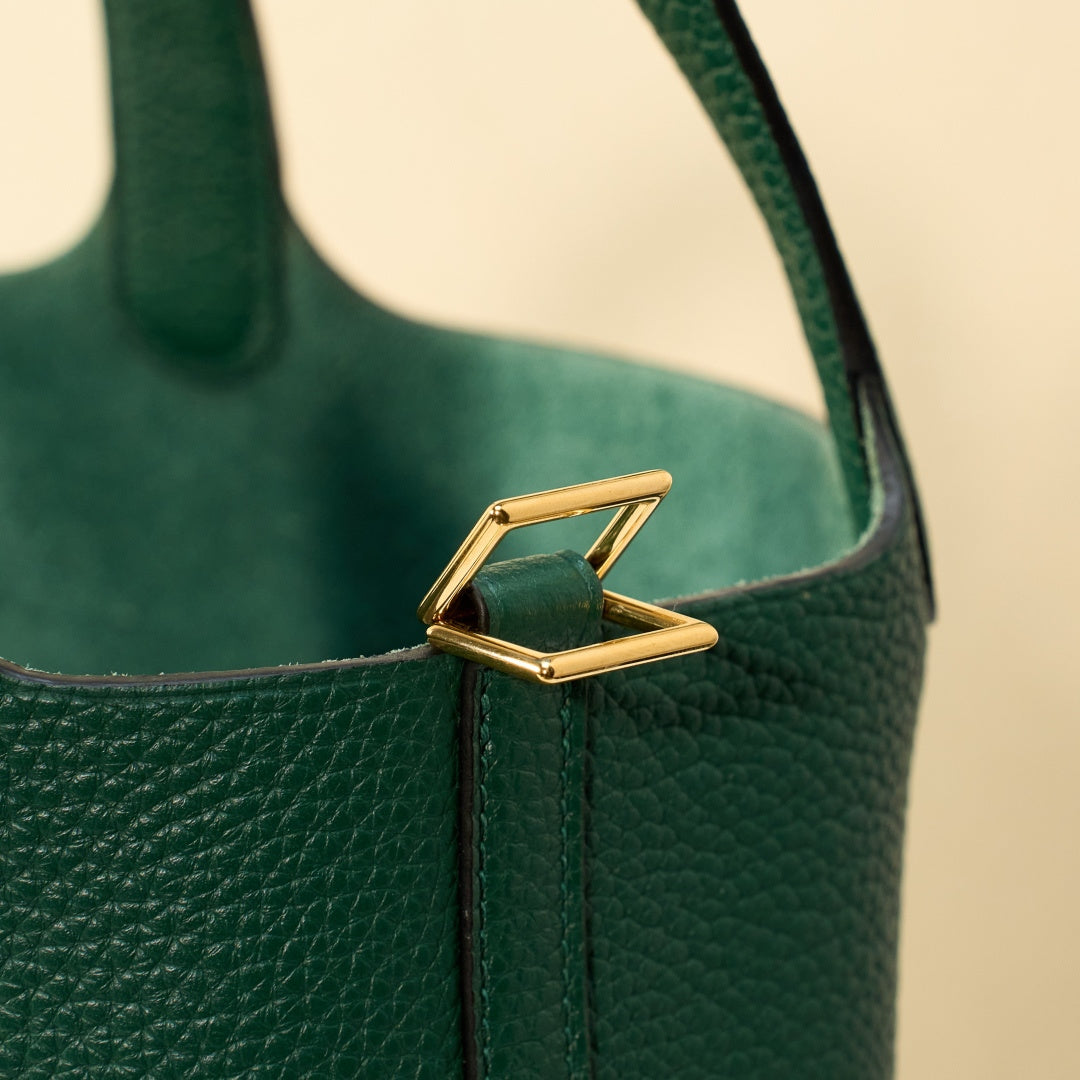 High-end Hermes 2026 Picotin Bag 18cm Taurillon Clemence Leather 2