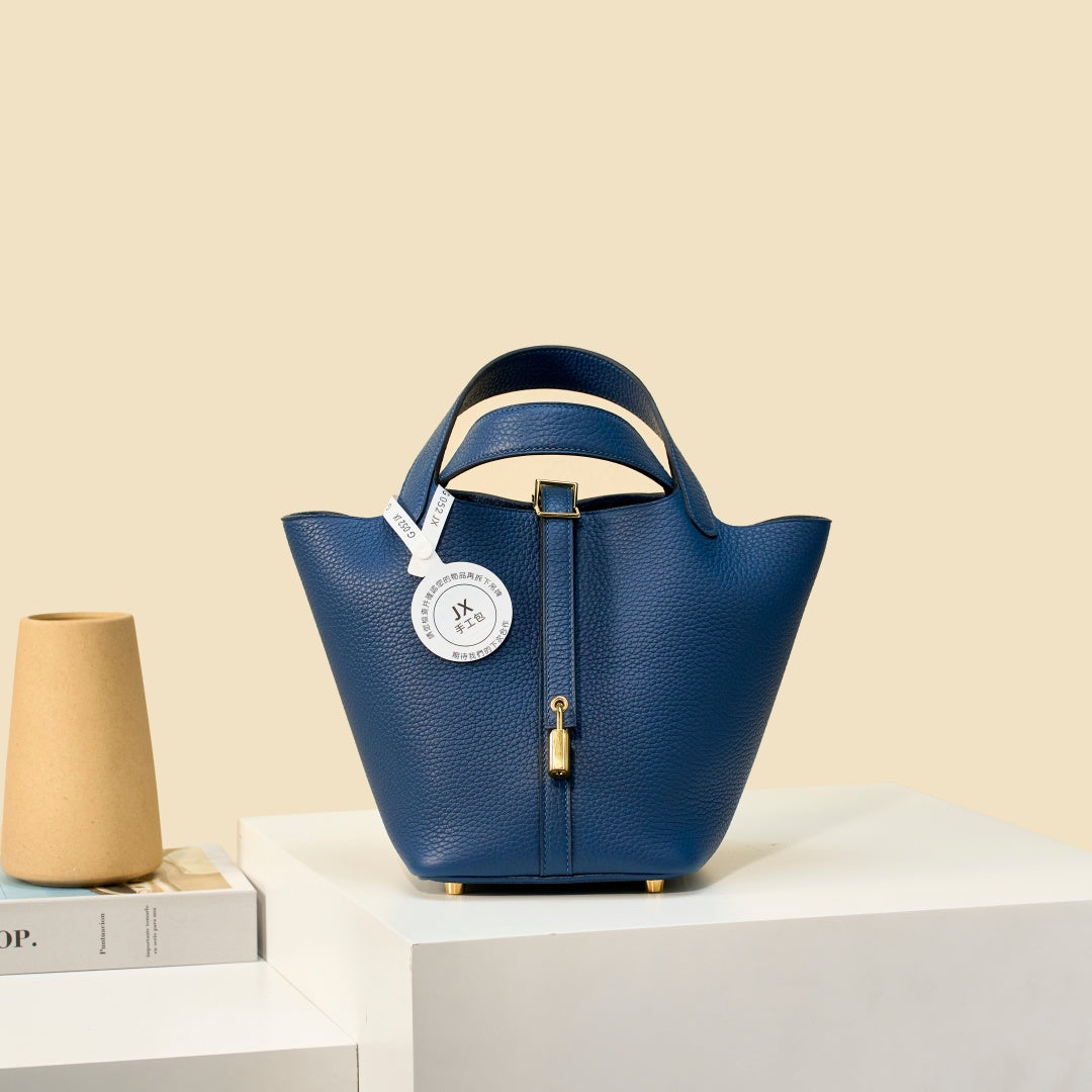 High-end Hermes 2026 Picotin Bag 18cm Taurillon Clemence Leather 2