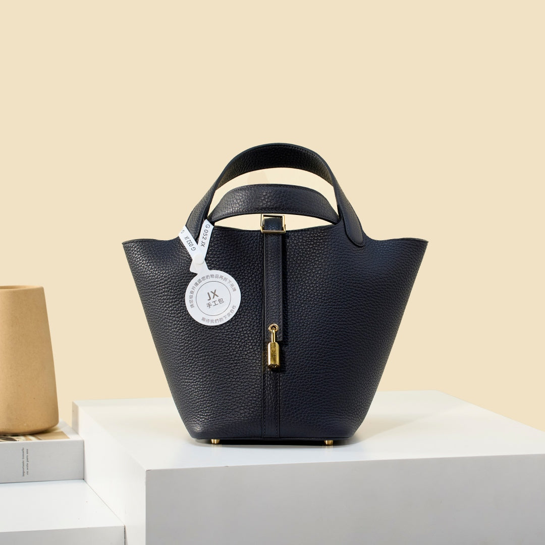 High-end Hermes 2026 Picotin Bag 18cm Taurillon Clemence Leather 1
