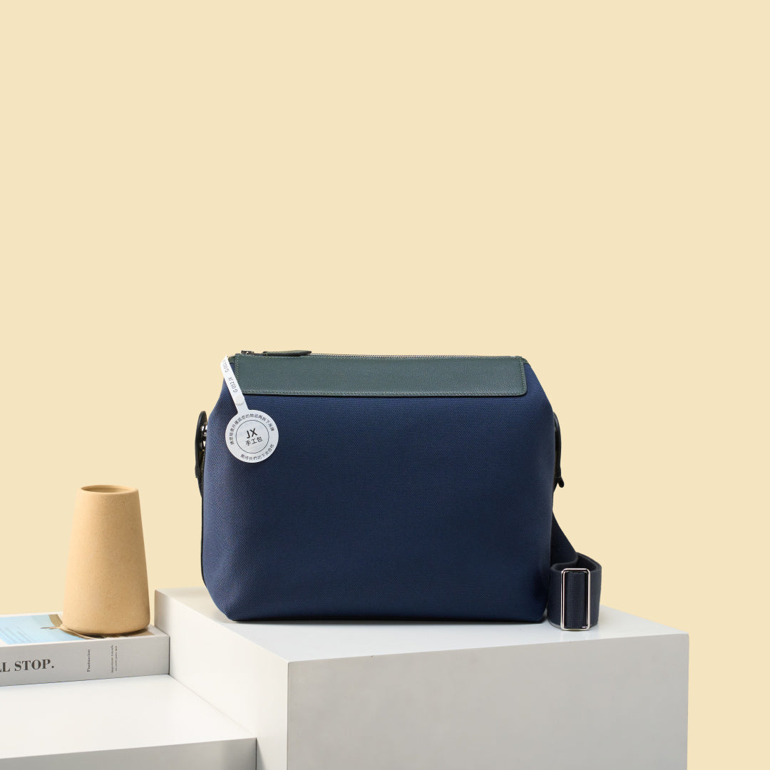 High-end Hermes 2026 R.M.S 12H Bag 30cm Canvas/Togo Leather